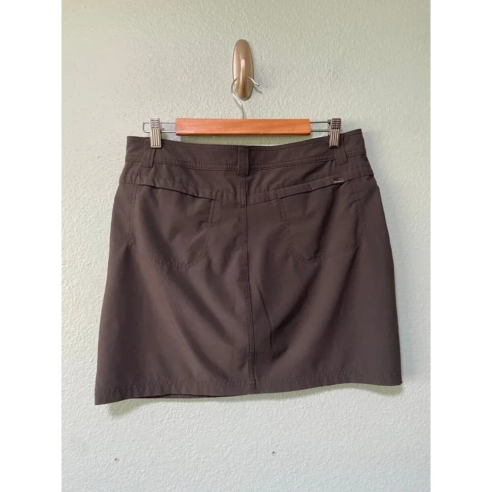 Eddie Bauer Women's Grey‎ Skort Short Outdoor Size 8